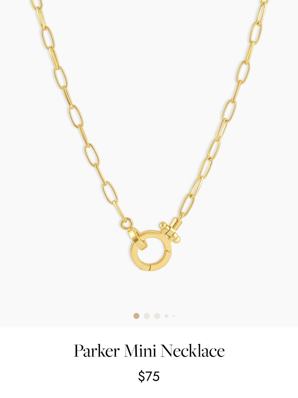 Gorjana mini Parker necklace - Picture 3 of 4